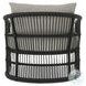 Montecito Faux Black Hyacinth Outdoor Chair