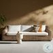 Messina Chunky Sand Woven 63" Outdoor Sofa
