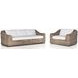 Messina Chunky Sand Woven Outdoor Living Room Set