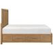 Charlotte Light Brown California King Storage Platform Bed
