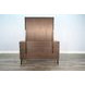 American Modern Walnut Rectangular Dresser Mirror
