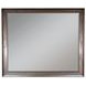 American Modern Walnut Rectangular Dresser Mirror