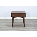 American Modern Walnut 1 Drawer Nightstand