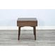 American Modern Walnut 1 Drawer Nightstand