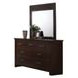 Panang Mahogany Rectangular Dresser Mirror