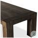 Abaso Ebony Rustic Wormwood Oak 108" Rectangular Dining Table