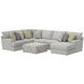 Stockbridge Denim and Slate 4 Piece Sectional