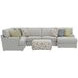 Stockbridge Denim and Slate 4 Piece Sectional