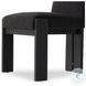 Roxy Gibson Black Performance Fabric Dining Chair