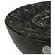 Corbett Polished Black Marble Round End Table