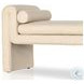 Mitchell Thames Cream Performance Fabric 63" Accent Bench