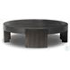 Sheffield Charcoal Oak Veneer Small Round Coffee Table
