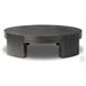 Sheffield Charcoal Oak Veneer Small Round Coffee Table
