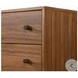 Arturo Natural Walnut Veneer 6 Drawer Dresser