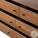 Arturo Natural Walnut Veneer 6 Drawer Dresser