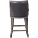 Riven Steel Gray Counter Height Stool