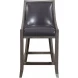 Riven Steel Gray Counter Height Stool