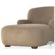 Kadon Sheepskin Camel 36" Upholstered Chaise Lounge