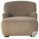Kadon Sheepskin Camel 36" Upholstered Chaise Lounge
