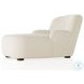 Kadon Sheepskin Natural 36" Upholstered Chaise Lounge