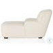 Kadon Sheepskin Natural 36" Upholstered Chaise Lounge