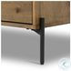 Eaton Amber Oak Resin Large 3 Drawer Nightstand