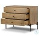 Eaton Amber Oak Resin Large 3 Drawer Nightstand