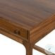 Arturo Natural Walnut Veneer 60" Drawer Desk