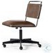 Wharton Distressed Brown Desk Chair
