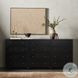 Belmont Black 12 Drawer Dresser