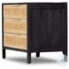 Sydney Black Wash Mango Large 3 Drawer Nightstand