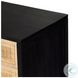 Sydney Black Wash Mango Large 3 Drawer Nightstand
