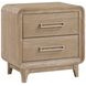 Wilshire Natural 2 Drawer Nightstand