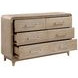 Wilshire Natural Upholstered Panel Bedroom Set