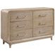 Wilshire Natural Upholstered Panel Bedroom Set