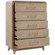 Wilshire Natural 5 Drawer Chest