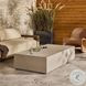 Otero Natural Concrete Rectangular Outdoor Coffee Table