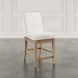 Sequoia Pearl Upholstered Counter Height Stool Set of 2