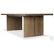 Warby Worn Oak Veneer Rectangular Dining Room Set