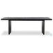 Warby Worn Black Oak 94" Rectangular Dining Table