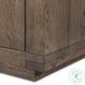 Warby Worn Oak Veneer 4 Door Sideboard
