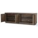 Warby Worn Oak Veneer 4 Door Sideboard