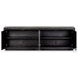 Warby Worn Black Veneer 4 Door Sideboard
