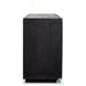 Warby Worn Black Veneer 4 Door Sideboard