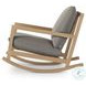Aiken Venao Charcoal Outdoor Rocking Chair