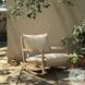 Aiken Faye Sand Outdoor Rocking Chair