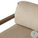Stroud Washed Brown Outdoor Swivel Chair