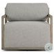 Stroud Stained Aged Grey Outdoor Swivel Chair