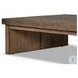 Warby Worn Oak Veneer Rectangular Coffee Table