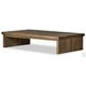 Warby Worn Oak Veneer Rectangular Occassional Table Set